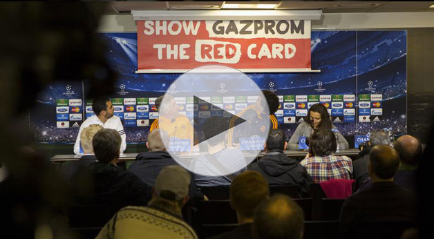 Gazprom shown the red card