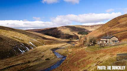 Hill and river